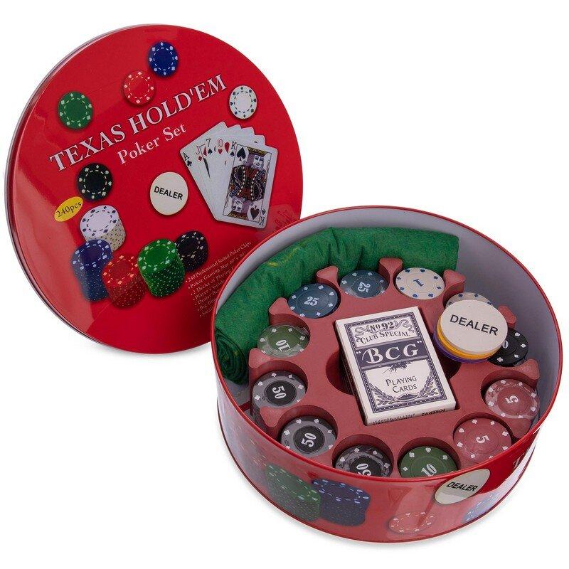 Board Game Poker, Poker Set IG-6616 240 Chips