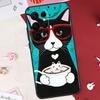 Милый Чехол-Кот с Кофе и Молоком Для Samsung Galaxy S25 FE S23 FE S20 S21 S22 S24 S25 S26 Ultra S10 S25 Plus Защитный Чехол