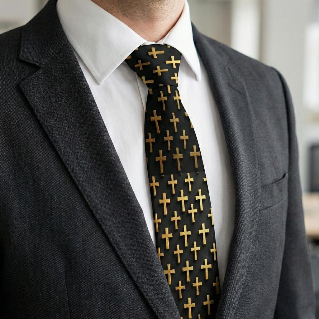 Мужской галстук Масонская масонская регалия Христос Религиозный Деловой Формальный наряд 8см