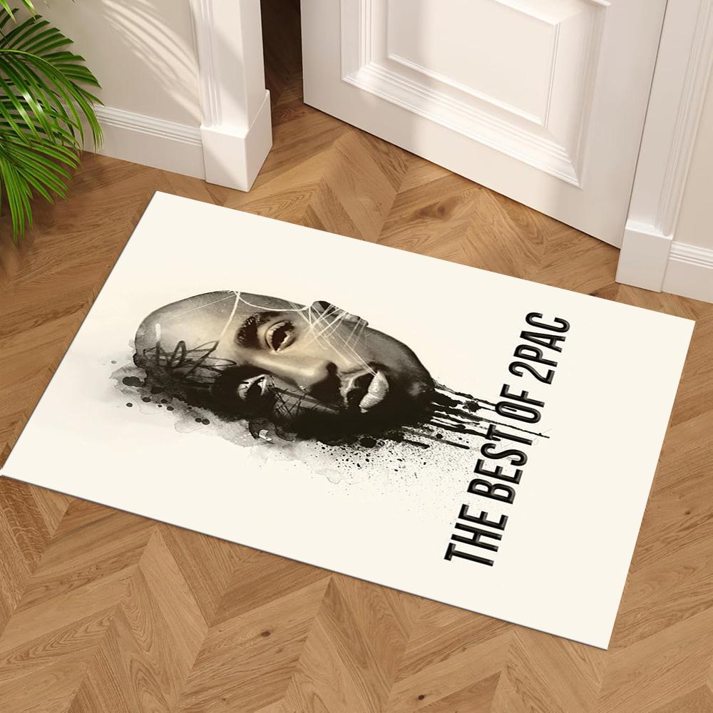 2PAC Art Activism Carpet Perfect for Kitchen Study room Decorate room Bedrooms Antislip Carpet Anime Office Decor Perfect Birthday/Christmas Gift Idea
