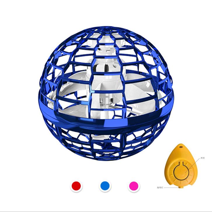 Летающий шар-шар Летающий шар-игрушка Волшебный спиннер с ручным управлением Вихревой дрон-игрушка Перезаряжаемый бумеранг со светодиодной подсветкой, вращающейся на 360°