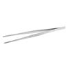 Stainless Steel Silver Long Food Tongs Straight Home Medical Tweezers Garden Kitchen Tool 30cm