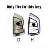 BBKU7 Car Remote Key Cover Case Protector Keychain for BMW X1 X3 X5 X6 X7 1 3 5 6 7 Series G20 G30 G11 F15 F16 G01G02 F48 Car stickers