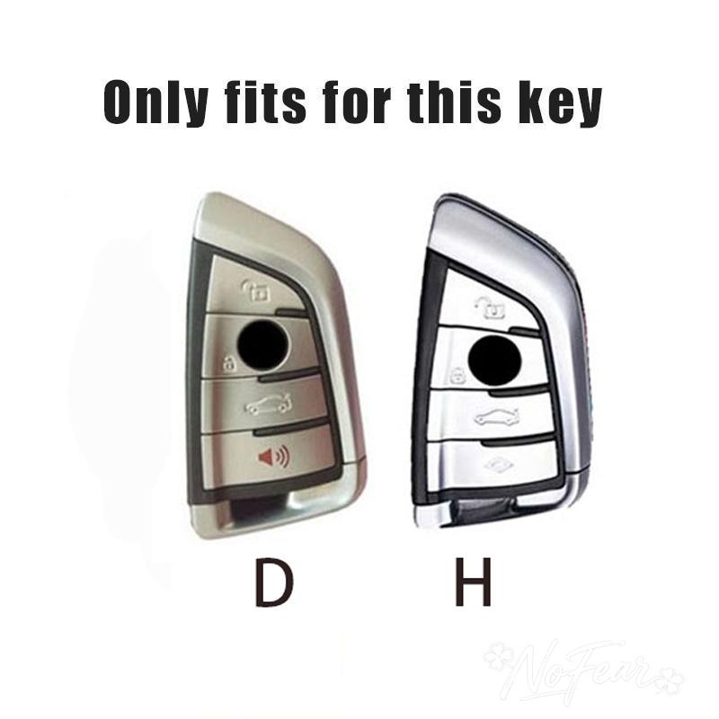 BBKU7 Car Remote Key Cover Case Protector Keychain for BMW X1 X3 X5 X6 X7 1 3 5 6 7 Series G20 G30 G11 F15 F16 G01G02 F48 Car stickers