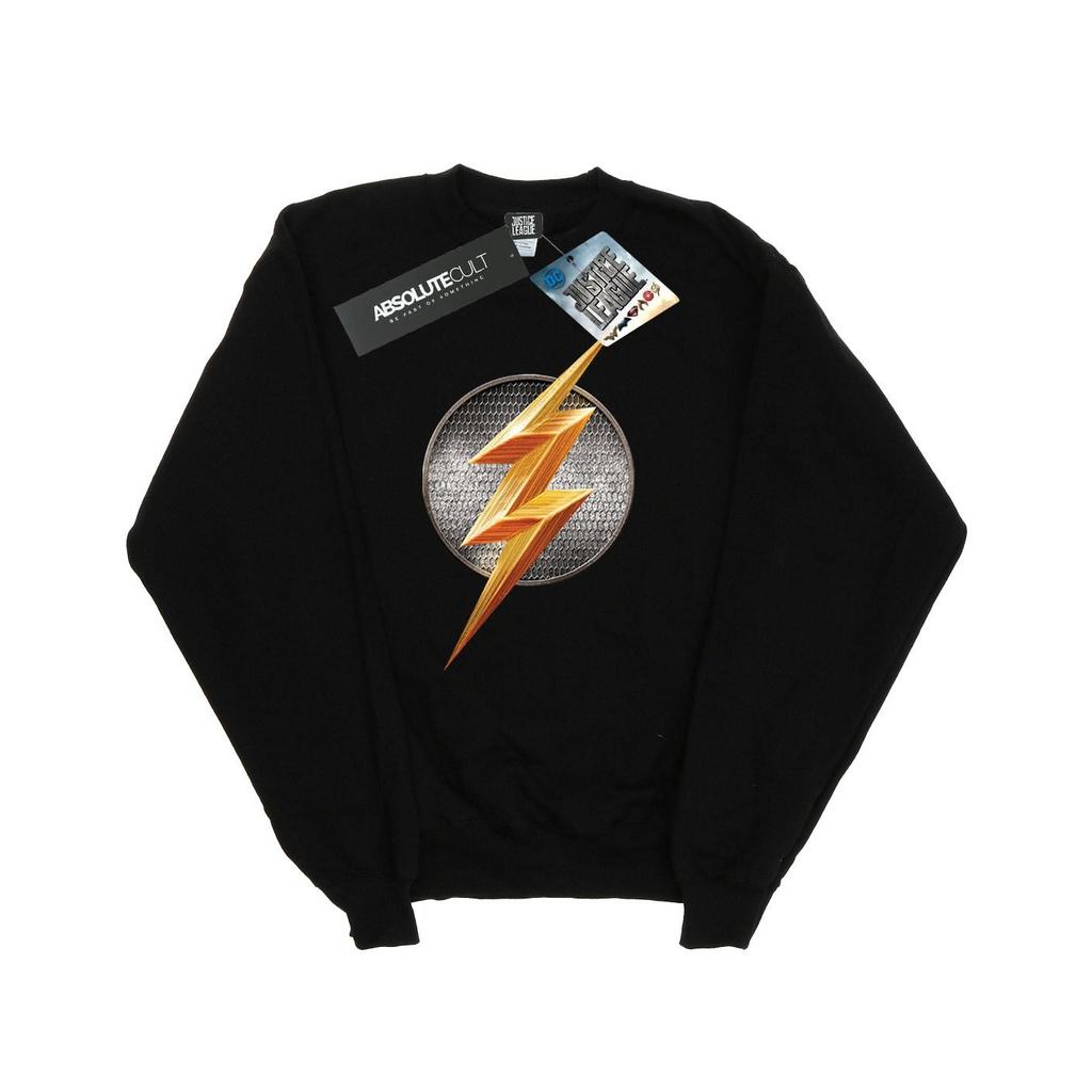 DC Comics Girls Justice League Movie Flash Emblem Sweatshirt