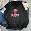 Толстовки с капюшоном Ratz Mouse Pink с длинными рукавами и рисунком для осени/зимы, кавайные мультяшные свитера с длинными рукавами, мужская одежда