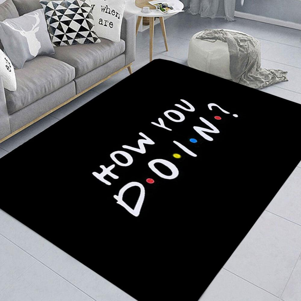 Luxury Black Printed Soft Kitchen Rug Anti-Fatigue Kitchen Rug Waterproof Non-Slip Rugs Set Runner Rug Bedside Rug Absorbent Carpet For Kitchen
