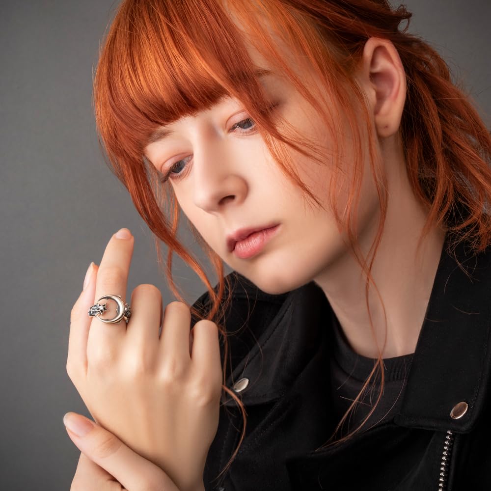 Artemis Kings Полумесяц Свободный размер Серебро Брендовое Серебро 925 Кольцо, (AKR0071), Мужской аксессуар, Ювелирное изделие, Кольцо,