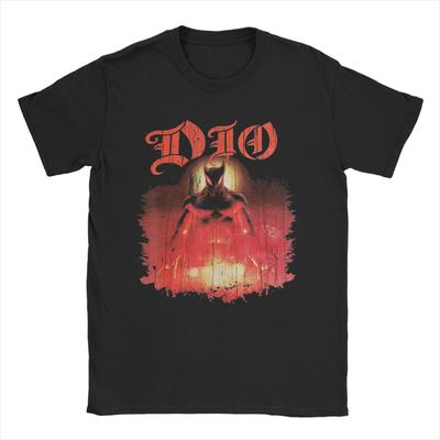 Футболка Dio The Last in Line Летняя Харадзюку Футболки Взрослые 100% Хлопок Круглый Вырез Оверсайз Футболки С Коротким Рукавом Классическая Футболка