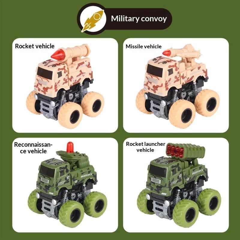 1 шт. Игрушка Грузовик Строительная Машина Инерционная Машинка С Фрикционным Приводом С Амортизатором Для Детей Подарок На День Рождения Для Игр