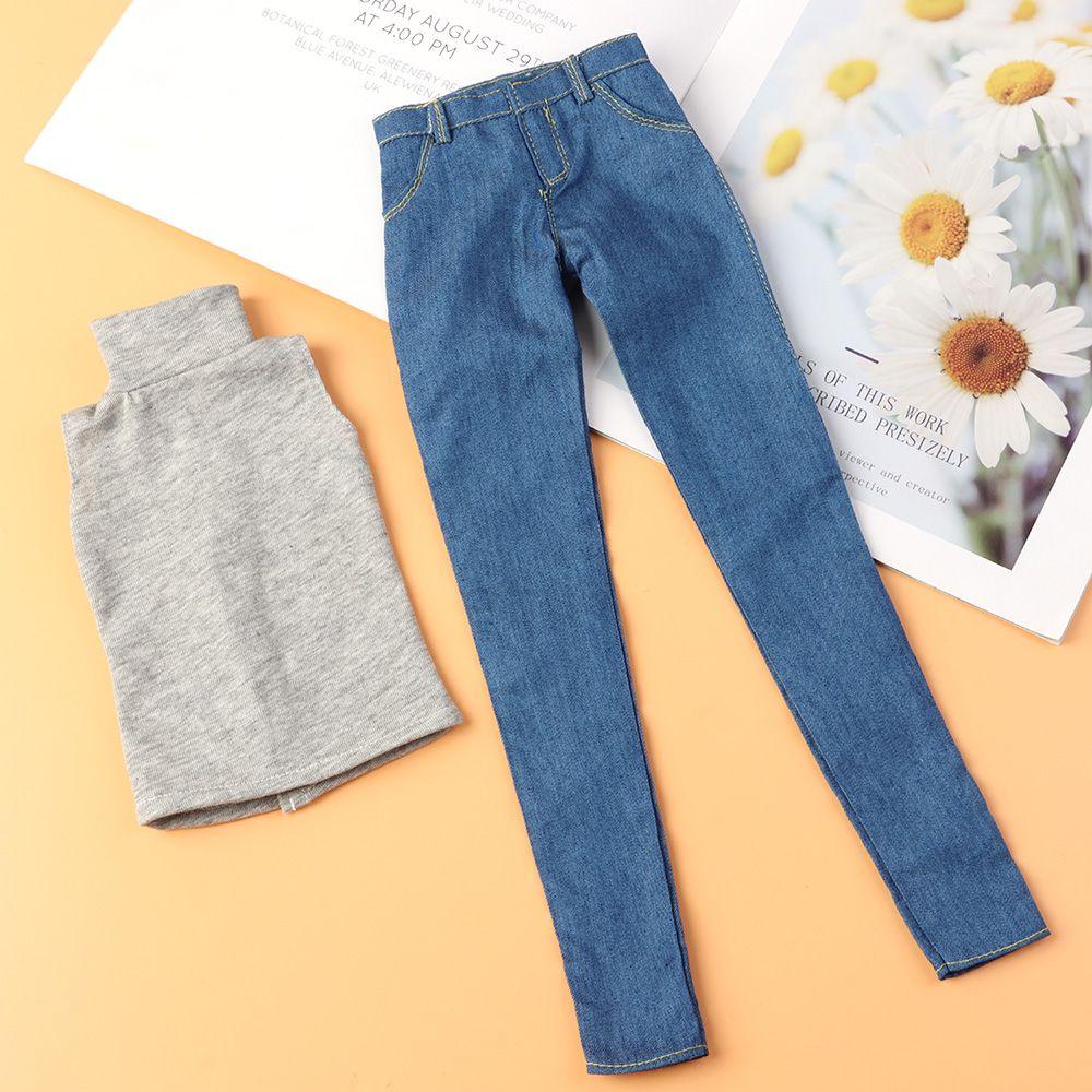 Fashion 60cm Casual Wears Clothes Shirts Accessories Male Doll Jeans Doll T-shirt Dolls Trousers