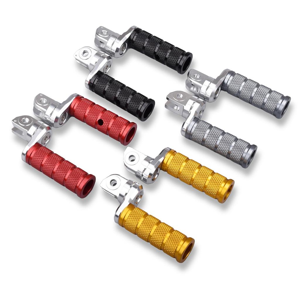 Регулируемый комплект подножек для Triumph Daytona 660, Trident 660, Tiger Sport 660, Street Triple 765/R/S/RS/1200, Speed Twin 900 (титан)