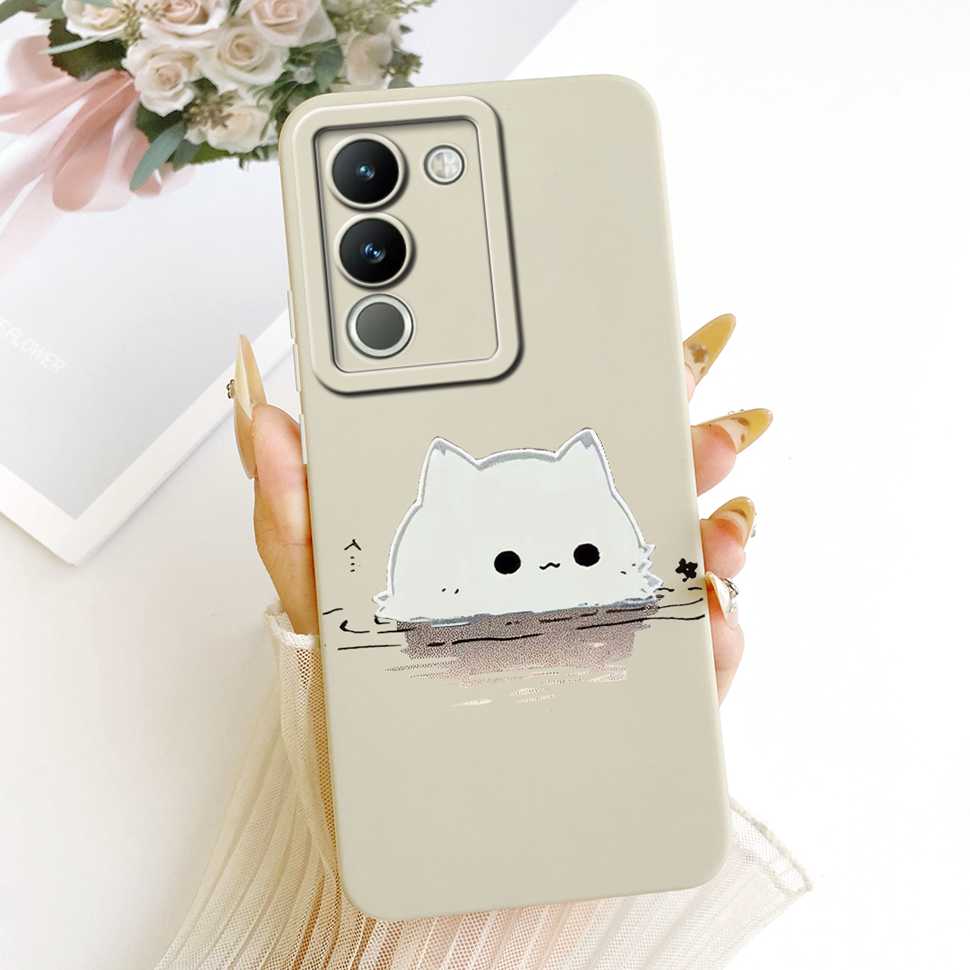 For vivo Y200 5G Case Popular Lovely Design Silicone Back Cover For Vivo y200 Y 200 5G Phone Protection Cases Bumper