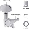 6Pcs Metal Guitar Tunings Pegs Key Tuners Machine Head Knob Guitar String Tunings Peg Guitar Replacement Part Enduring