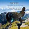 LCANTU 20-60x80ED Zoom Monocular Spotting Scope