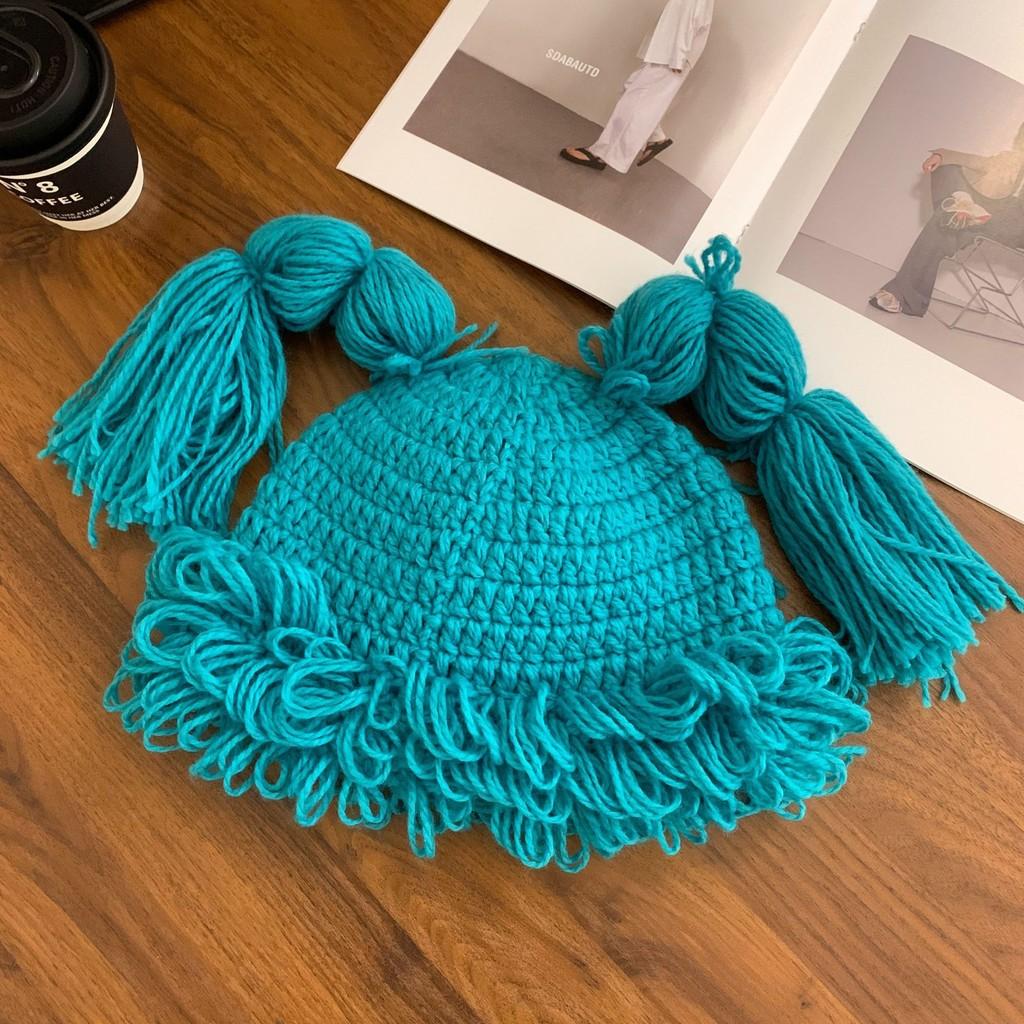 Warm And Cute Long Braided Knit Hat For Women In Beautiful Colors For Winter Comfort