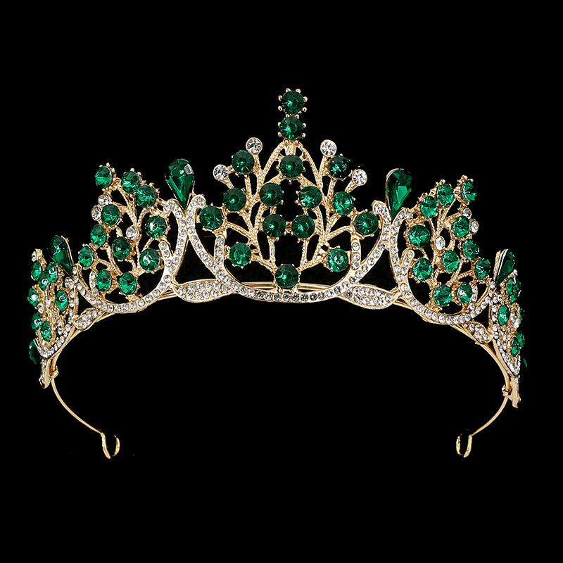 Свадебные украшения со стразами, аксессуары для свадебного платья, модная повязка на голову, тиара, корона в стиле принцессы, корона на день рождения