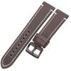 Genuine Leather Watchbands 18mm 20mm 22mm 24mm Black Dark Brown Women Men Cowhide Watch Band Strap Belt With Buckle