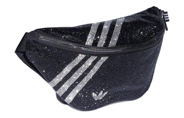 Женская сумка Adidas Originals Полиэстер Сумка через плечо, Поясная сумка Обычная Женская Черный