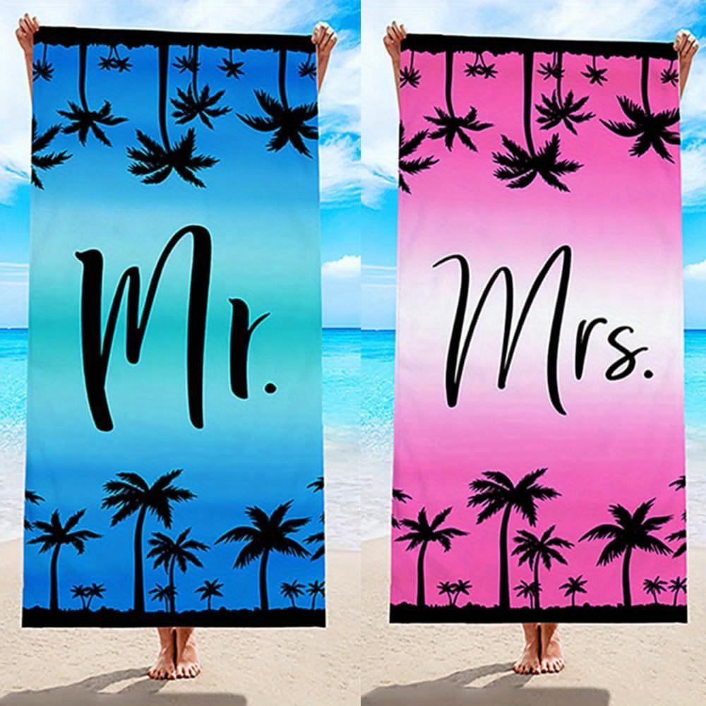 Коллекция пляжных полотенец для пары Mr & Mrs, 2 шт.
