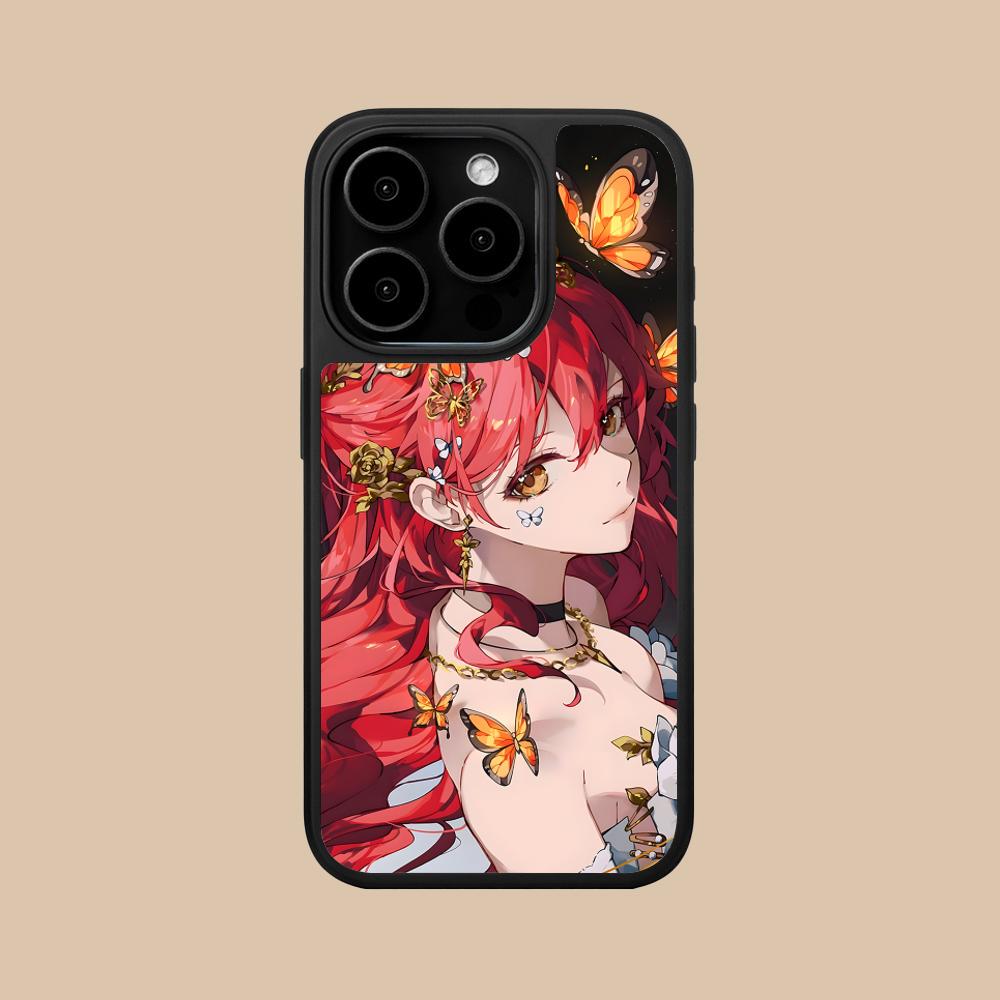 HSR Himeko Матовая поверхность Чехол для мобильного телефона для iPhone 17 16 15 14 13 12 11 Air Pro Max Plus Цветная крышка