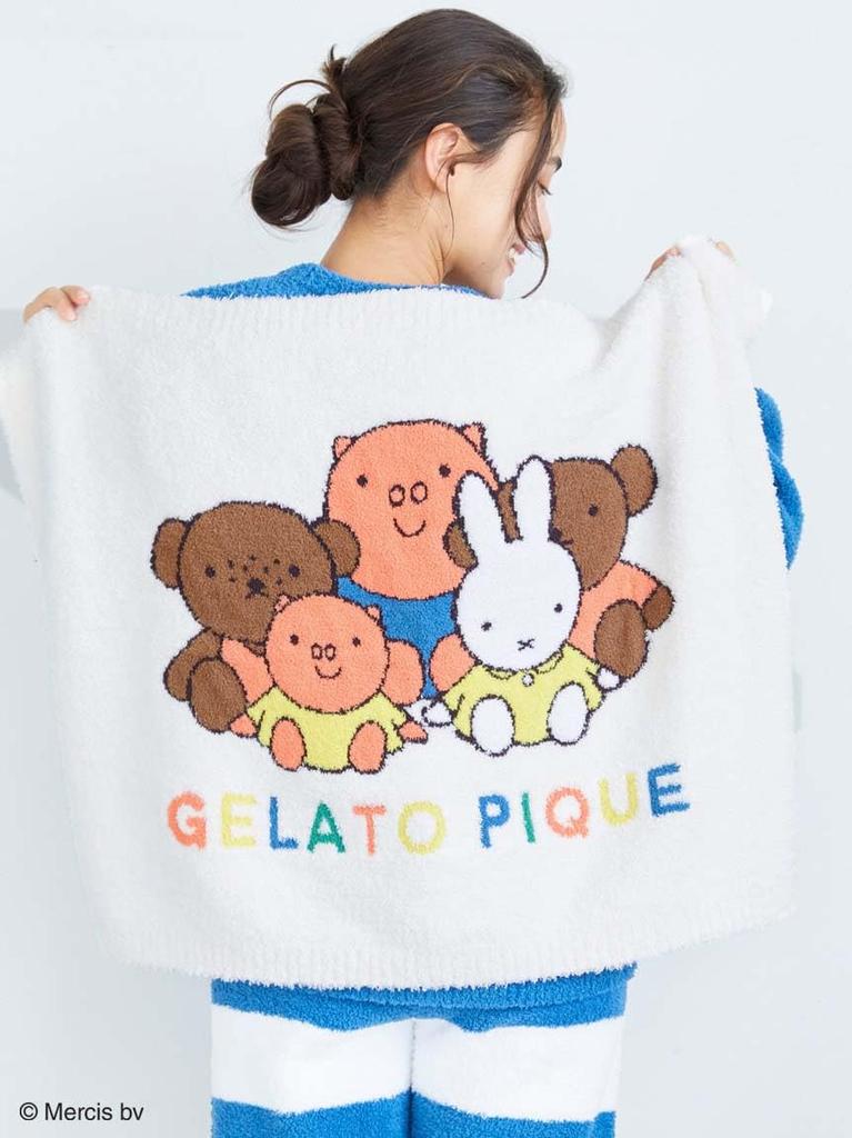 Gelato Pique DickBruna Baby Moko JQD Blanket PWGG244511CRMF One-Point