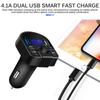 Car Dual USB Fast Charger FM Transmitter Bluetooth 5.0 Handsfree Car Kit Audio Modulator MP3 Player Audio Receiver