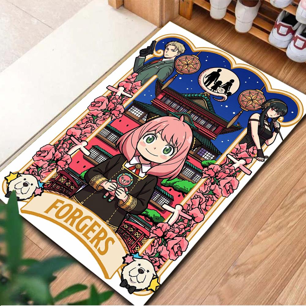 SPY×FAMILY Carpet Floor Mat Home Room Decor Washable Non Slip Large Area Gamer Bedroom YUN6512