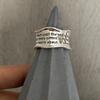 Кольцо в стиле ар-деко с геометрическим узором, кольцо в стиле хип-хоп, женское, крутое, с буквами, личность, преувеличенное, ретро, случайной формы, регулируемое, кольцо с чувством высокого класса