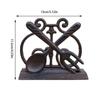 Rustic Cat Cast Iron Standing Napkin Holder European Home Table Bird Fork Spoon Metal Tissue Paper Holder Business Card Holders