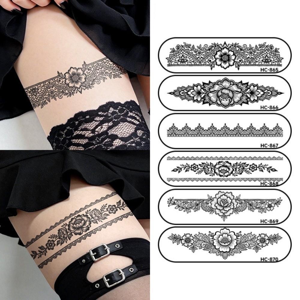 India Mehndi Flower Henna Temporary Tattoo Stickers Body Art Sticker Women/Lady/Girl