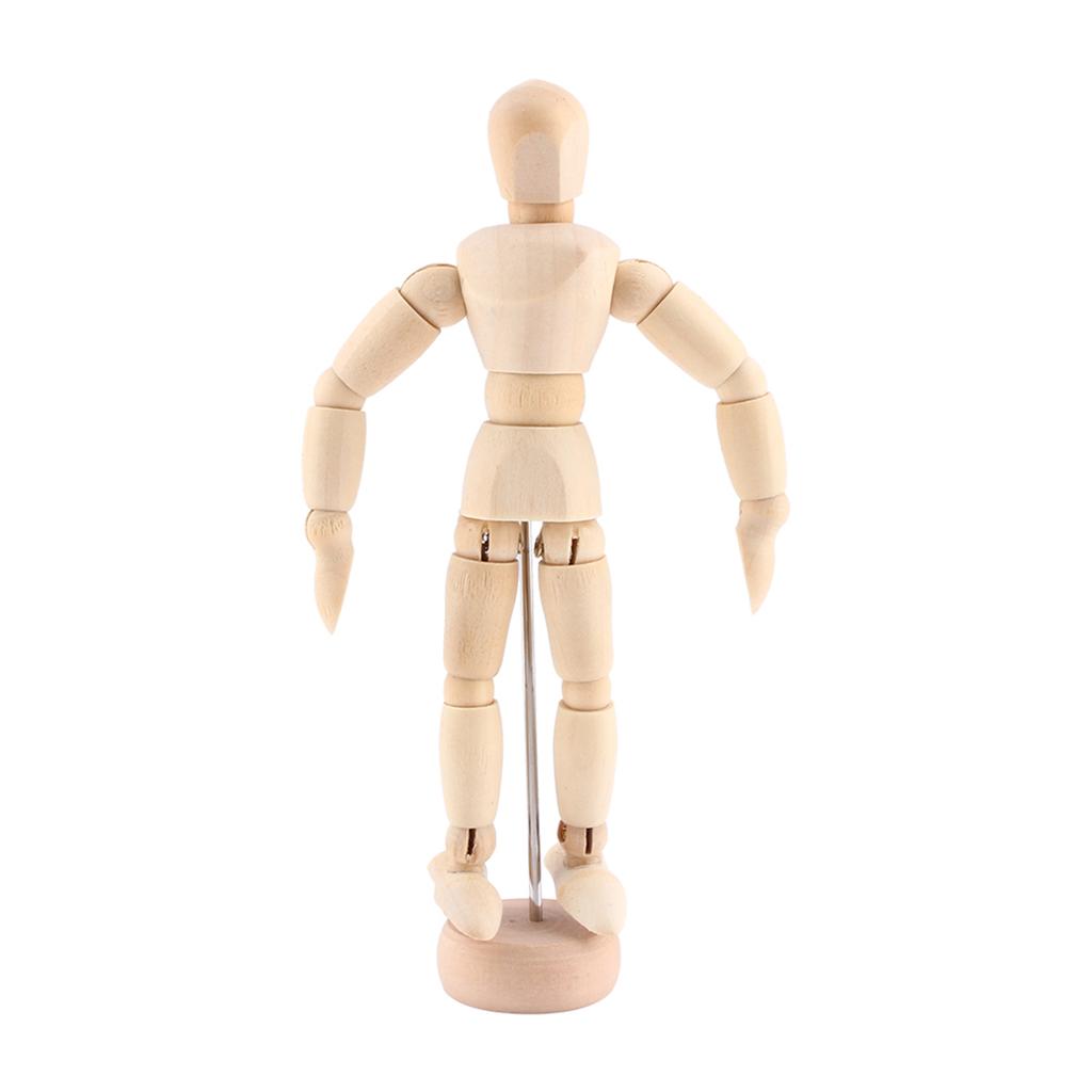 Wooden Manikin Model, Articulated for Artists, Photographers, Animators, Desk Toy, Ornament