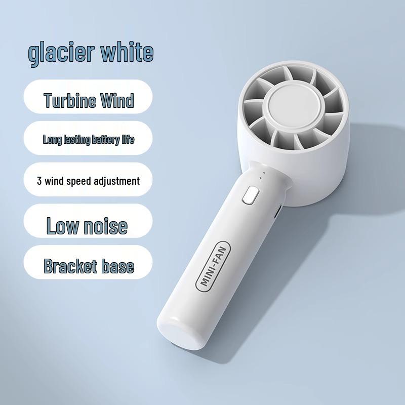 New Summer Mini USB Portable Turbo Fan - Handheld & Desktop Charging Fan