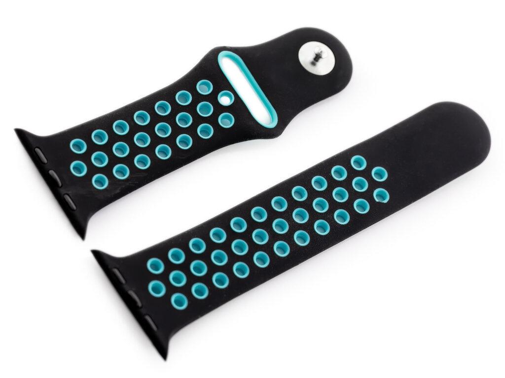Apple Watch Pasek U24 - Czarny/Turkusowy - 42/44Mm