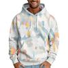 Men's Loose Printed Hooded Sweatshirt Men's Casual Fashion Sports Sweatshirt