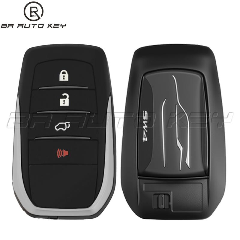 4Buttons Smart Remote Car Key fob for Toyota Fortuner SW4 2015-2019 P/N:61A965-0182 BM1ET BM1EW 312/314MHZ 434MHZ 8A Chip