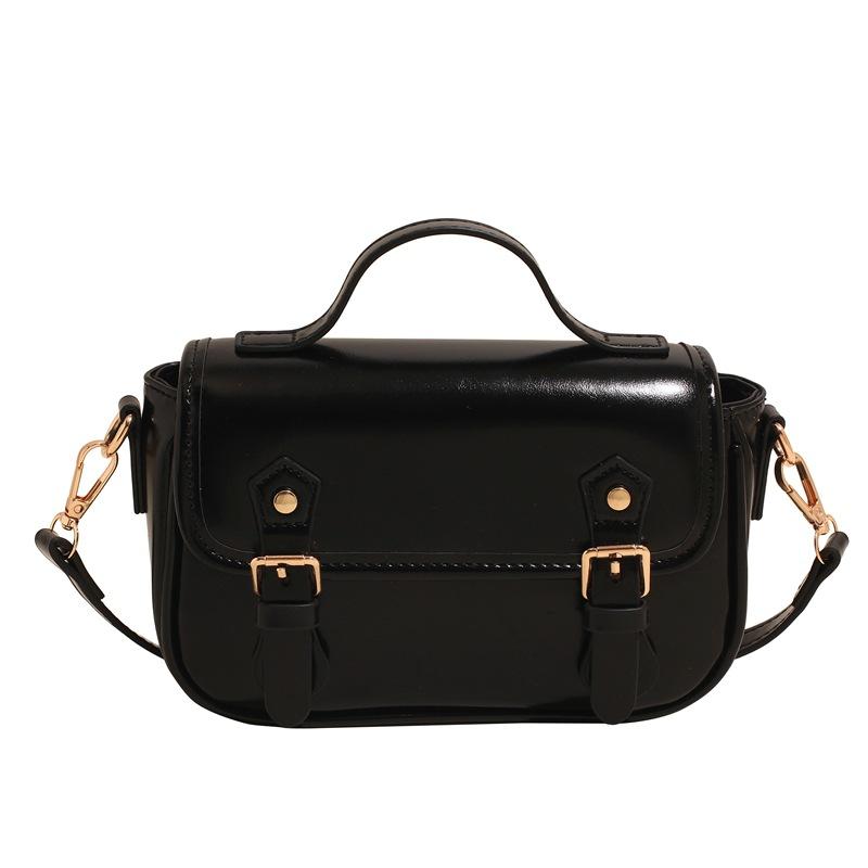 Корейская версия новой модной портативной маленькой квадратной сумки женская 2025 весенняя нишевая простая сумка через плечо высококлассная сумка-мессенджер женская