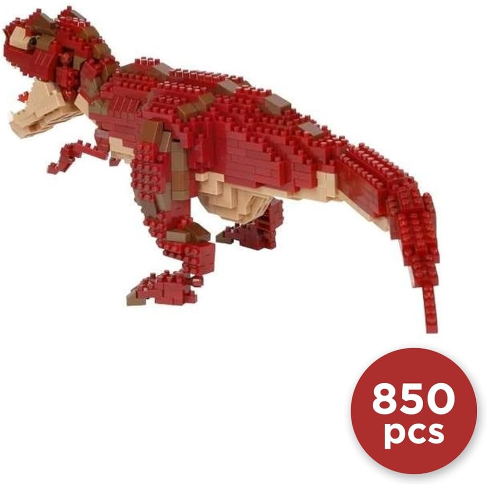 Kawada Nano Block Динозавр DX Тираннозавр Рекс Строительный набор NBM-031