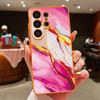 Красочный Мраморный Магнитный Чехол Для Телефона Samsung S26 S25 Ultra S24 Plus S23 FE S22 Ultra A55 A56 A17 A37 A57 5G С Ощущением Кожи Ударопрочный Чехол