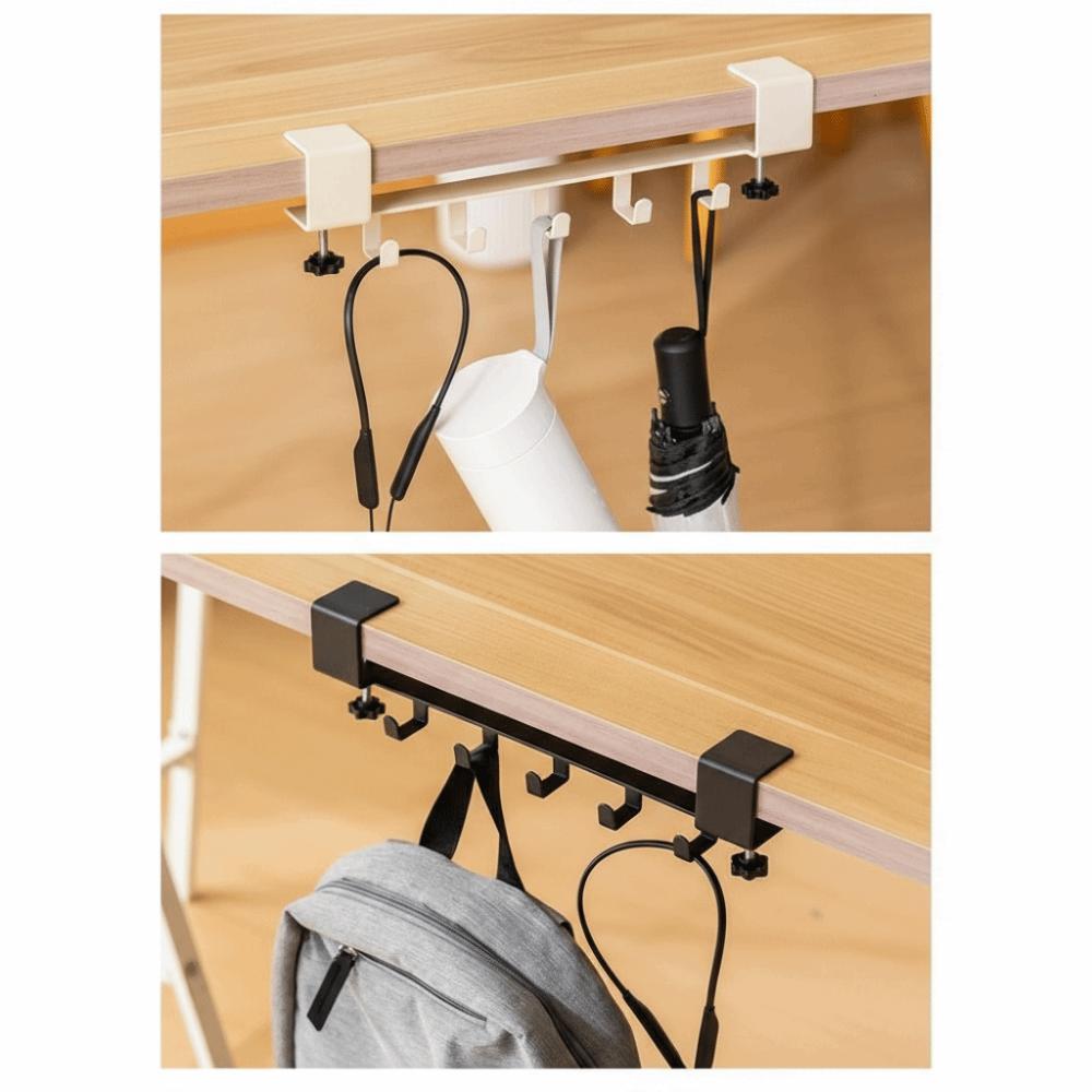 Carbon Steel Desk Side Hook Portable Table Hook Artifact Hanging Bag Hook Table
