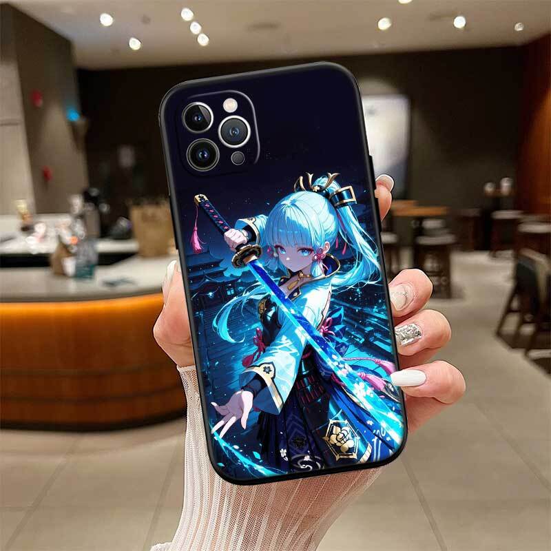 Чехол Genshin Impact для Samsung Note 20 10 S25 Plus Ultra Lite FE M20 M21 M30 M31 M51 A11 A26 A51 A52 A53 A56 A70 A71 A72 A73