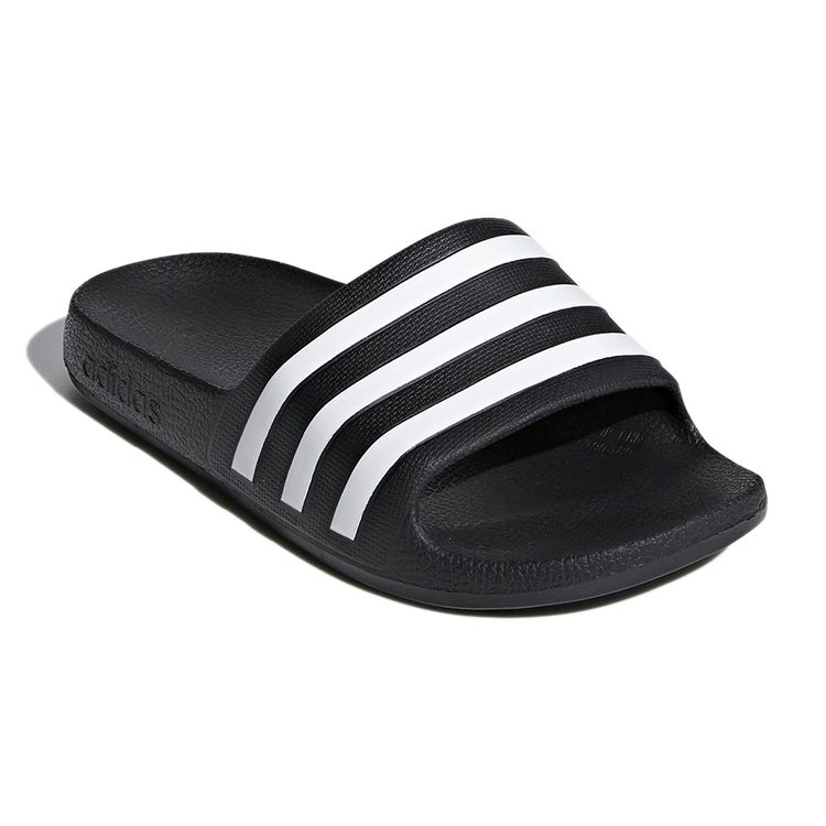 Adidas Adilette Aqua Slide J Black Kids Sneakers Core-Black Cloud-White F35556