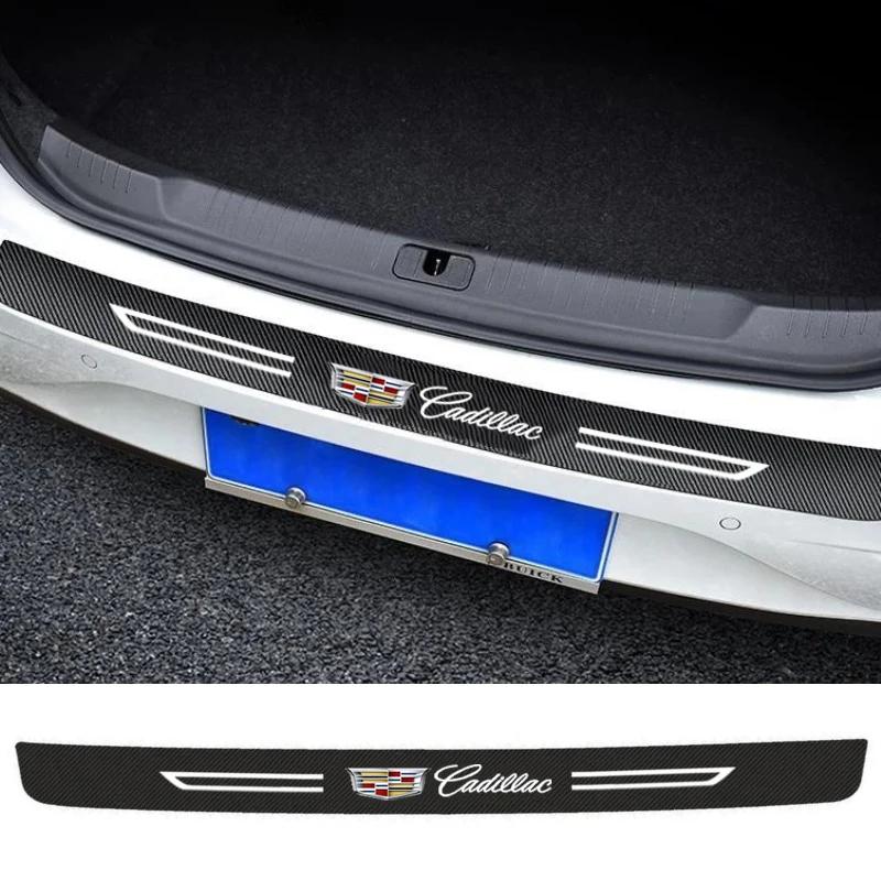 Carbon Fiber Car Door Sill Scratch Protection Sticker Threshold Tape for Cadillac CTS DTS STS XTS ATS BLS SLS Deville CT6 XT5