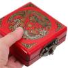 Винтажные Деревянные Шкатулки Шкатулка Для Украшений Декоративное Хранение Китайская Шкатулка Для Мелочей Держатель Для Колец Органайзер Для Серёг Деревянные Шкатулки Для