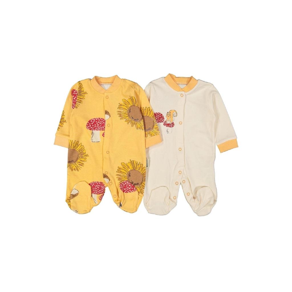 Великолепные модели комбинезонов: Детские комбинезоны Necix's Mushroom Orange 2 для новорожденных 0-3 месяцев 2