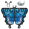 Fairy Festival Rave Dress Party Favor Cloak Butterfly Scarf Butterfly Wings Shawl Butterfly Costume