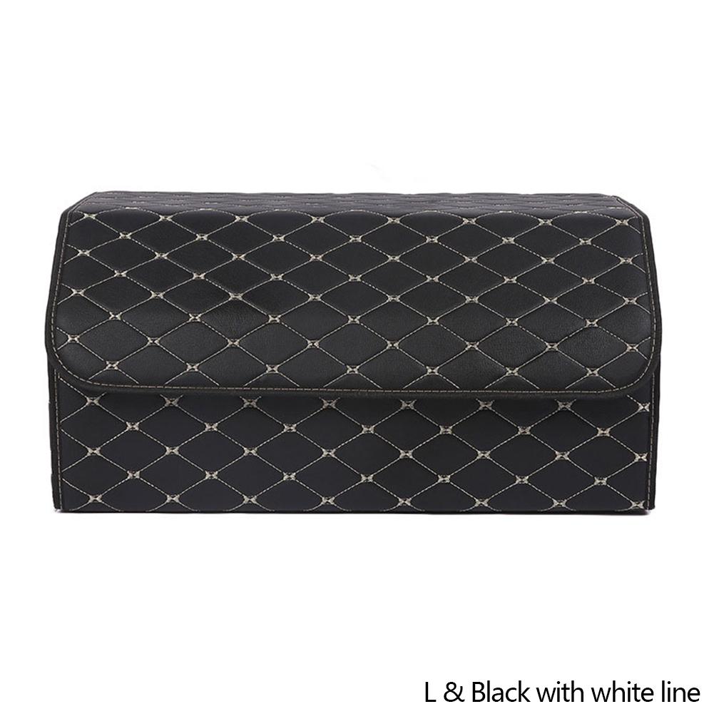 Новый большой вместительный органайзер для багажника автомобиля, многофункциональная сумка для хранения инструментов, кожаная складная сумка для хранения вещей