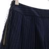LANVIN en Bleu Made In Japan Striped Pattern No Sleeve Cut Setup 38/36 Women Used