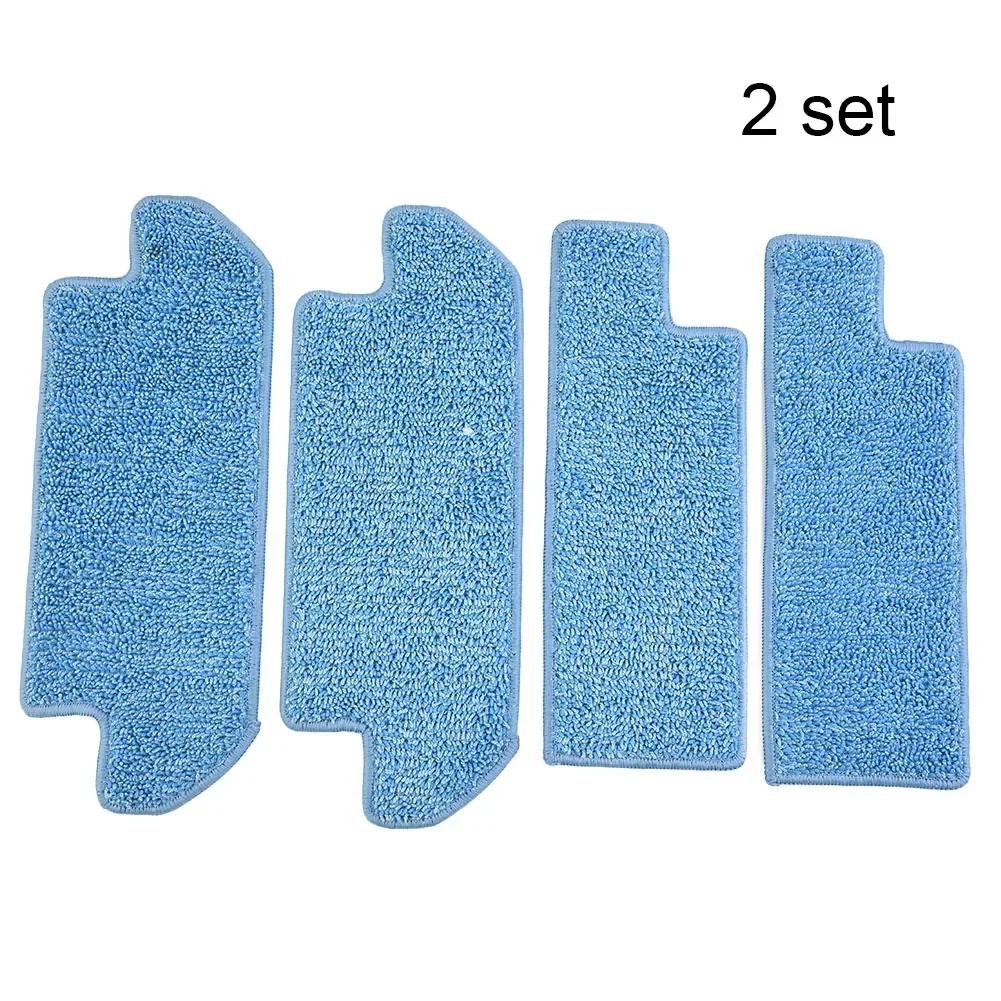 2 Pack Mop Cloths for Hobot Legee 667 668 669 Vacuum Cleaner Reusable and Strong Water Absorption for Effective Floor Cleaning