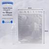 Пакет для пищевых продуктов с плоским дном и самоклеящейся застежкой из алюминиевой фольги
